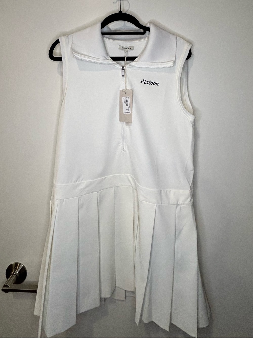 Malbon Devon Dress White Size 8 Golf Dress - Picture 7 of 9